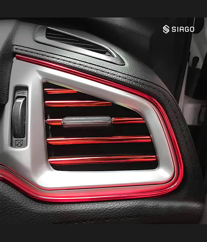 SIAGO Rubber Anti Skid Mat For Car ( Pack of 1 )