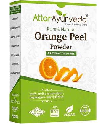 Attar Ayurveda Orange Peel Powder For Face Skin Whitening (200 Grams)