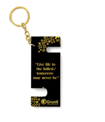 Pushpa - Keychain Stand For Smartphones With Life Quotes # 10