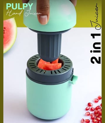 OFFYX Plastic Green Manual Juicer ( Pack of 1 )