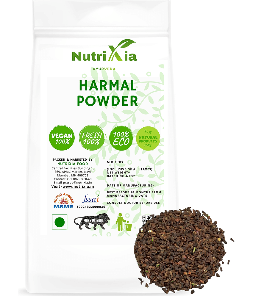Nutrixia Food Harmal Powder Churna - Peganum Harmala Powder 980 gm