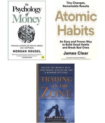 (Best Combo ) Psychology of money + Atomic habit + Trending Zone ( paperback )