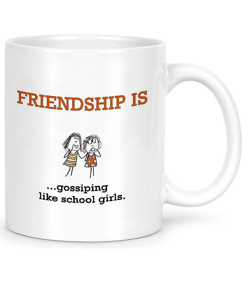 Idream Quote Printed Ceramic Coffee Mug 1 Pcs 330 mL