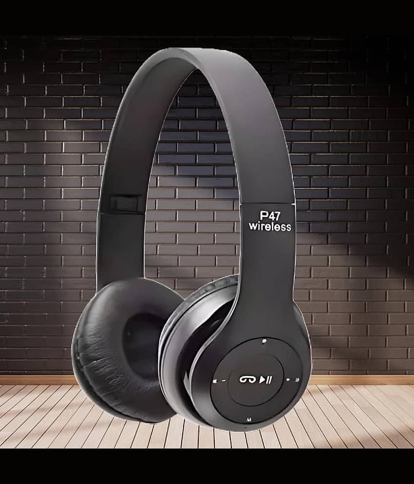 STONX p47 Bluetooth Bluetooth Headphone Over Ear 4 Hours Playback Active Noise cancellation IPX4(Splash & Sweat Proof) Multicolor