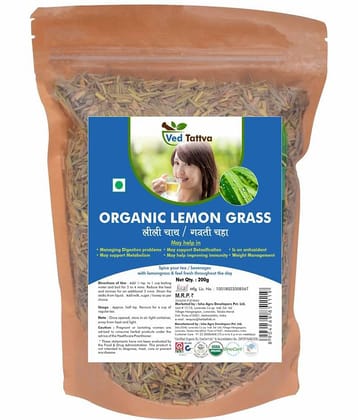 Ved Tattva Lemongrass Raw Herbs 200 Gm Pack of 1