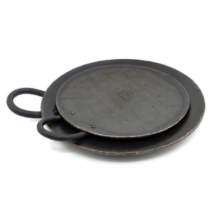 Seasoned Iron Dosa Tawa- Concave-10 inches