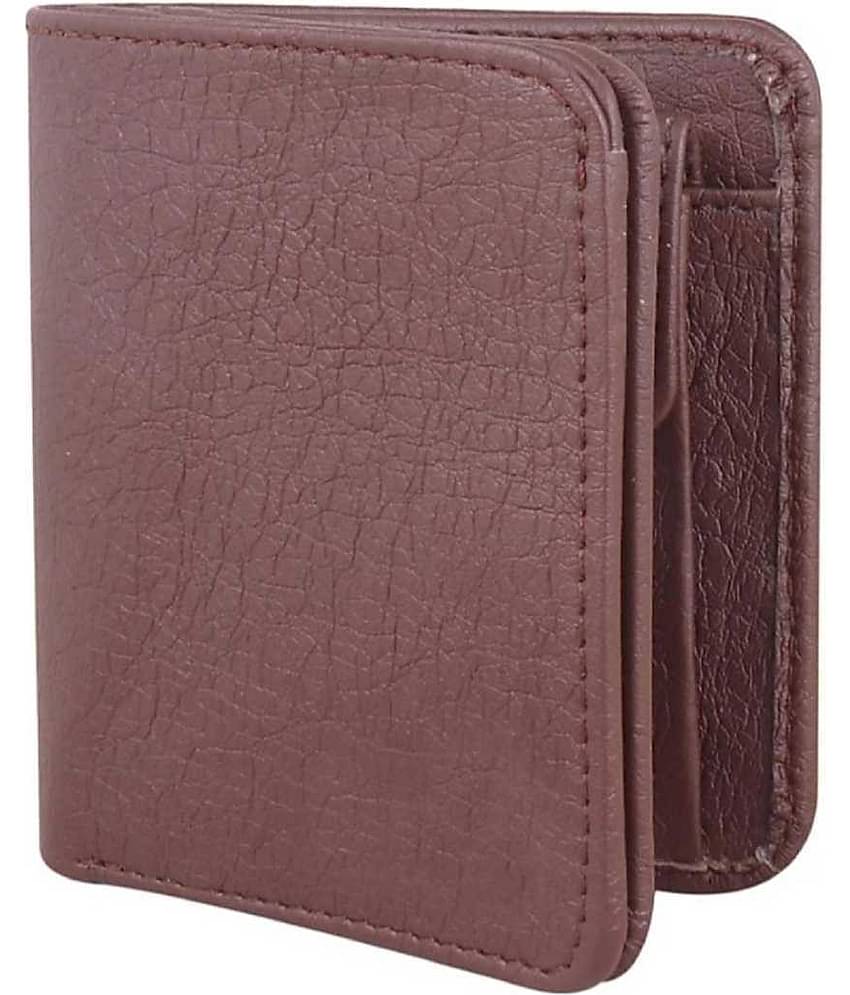 Classic World PU Solid Men's RFID Wallet With 8 Slots For Card ( Tan , Pack of 1 )