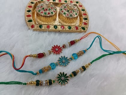 Handmade  flower Rakhi