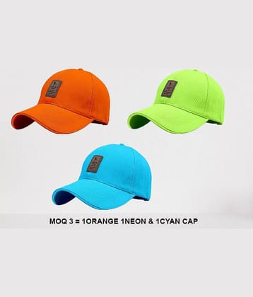 Babji Multicolor Cotton Women's Cap ( Pack of 3 )