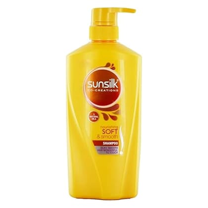 Sunsilk Nourishing Soft & Smooth Shampoo - With Egg Protein, Almond Oil & Vitamin C, For 2X Smoother & Softer Hair, 650 Ml