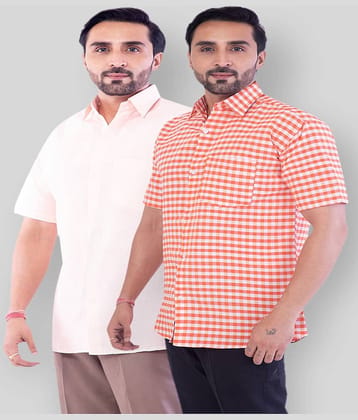 DESHBANDHU DBK - Multicolor Cotton Regular Fit Men's Casual Shirt (Pack of 2 )