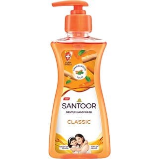 Santoor Classic Sandalwood & Tulsi Hand Wash (200ml)