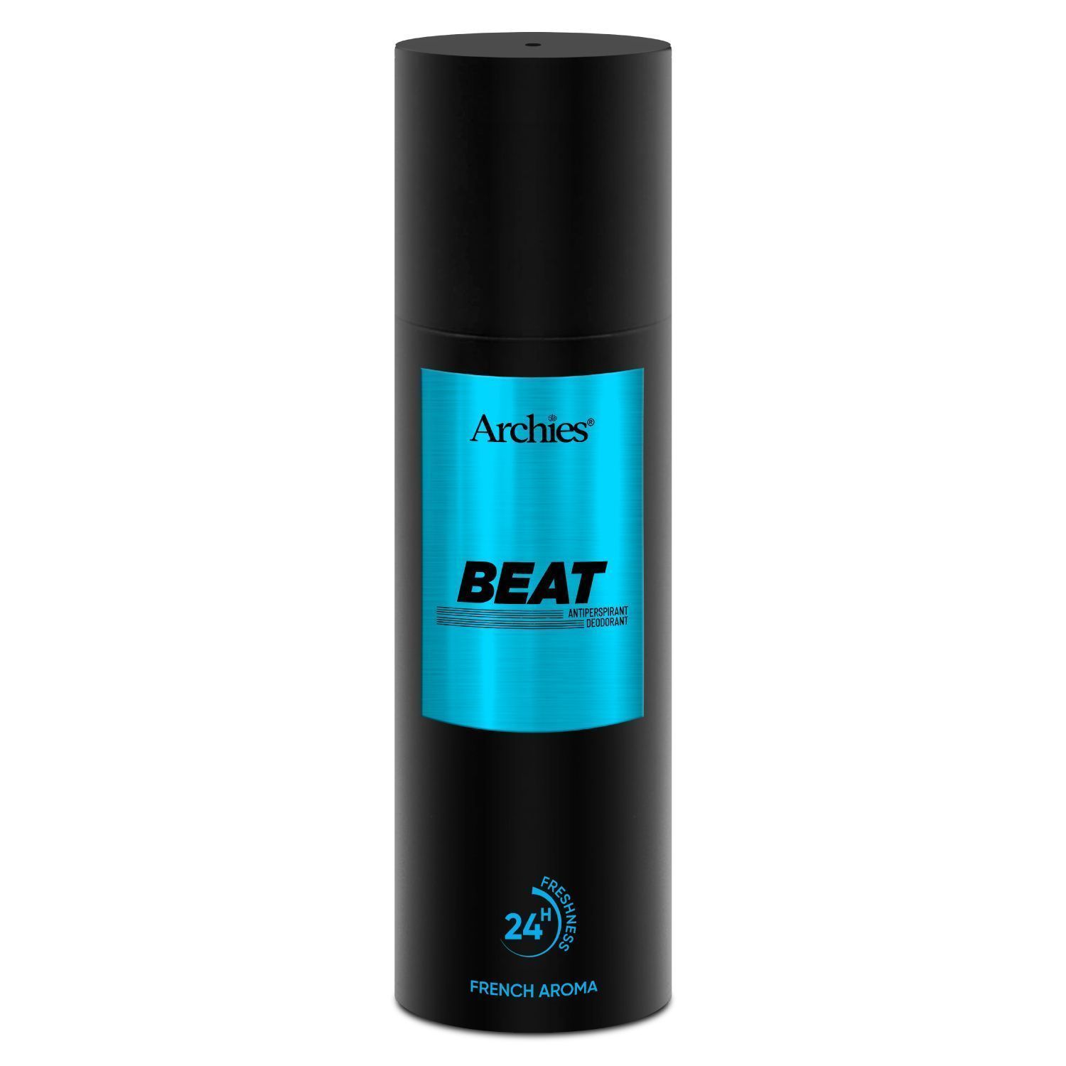 Archies BEAT Deodorant For Men 200 ML | Day & Office Wear 24Hrs. Long Lasting Deo with Notes of Cashmere Wood & Amber | Luxury Fragrance with 10% Perfume Oil Concentrates | French Aroma | 24 Hours Freshness