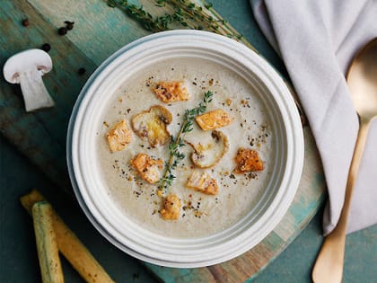 Mushroom Chicken Soup
