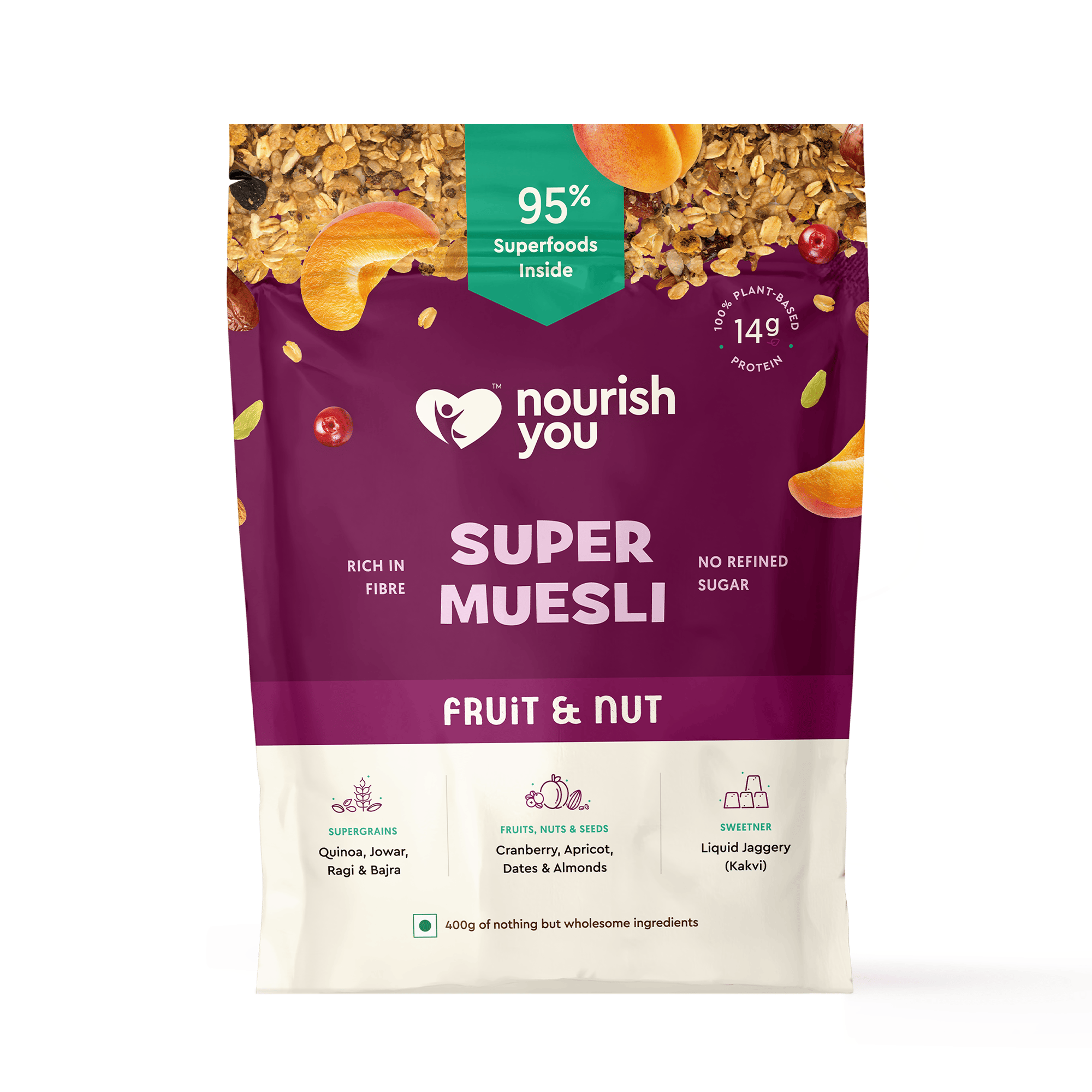 nourish you Super Muesli - Fruit & Nut