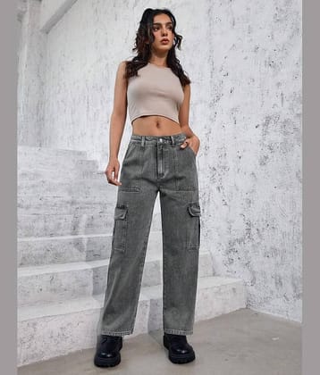 9x denims - Grey Denim Regular Fit Women's Jeans ( Pack of 1 )