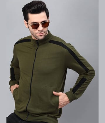 Rigo - Green Cotton Blend Regular Fit Men's Casual Jacket ( Pack of 1 )