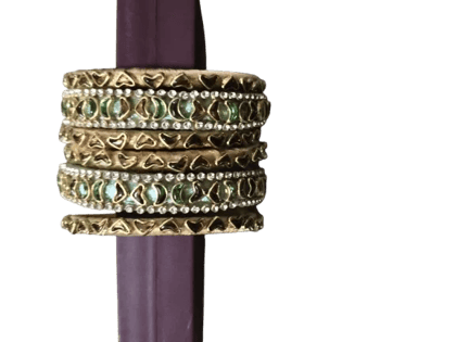 Fashionable Thread Bangles Set