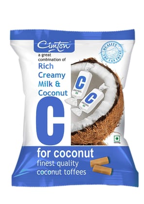Cimton Rich Creamy Milk & Coconut Toffee - Cimton Rich Creamy Milk & Coconut Toffee