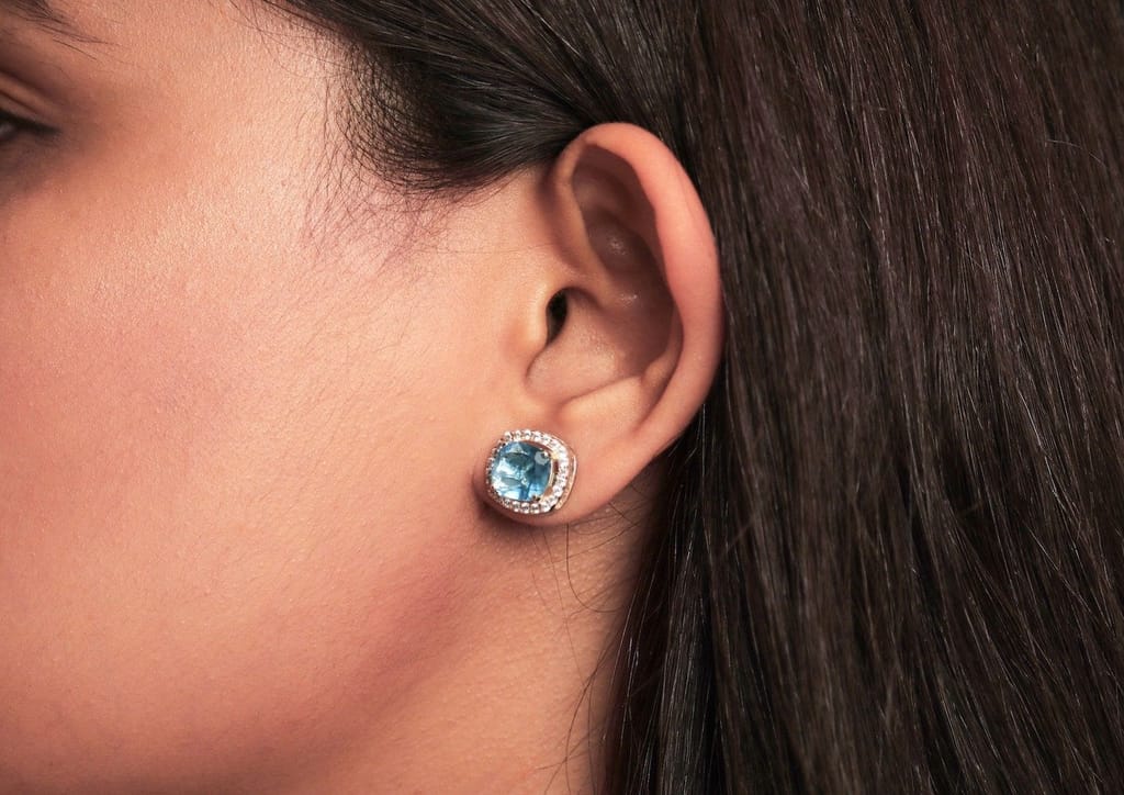 Chromatic Solitaire Stud Earrings