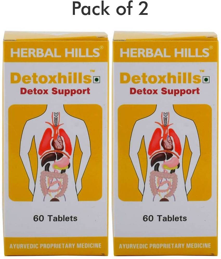 Herbal Hills Detoxhills 60 Tablets - Pack of 2 Tablets 1 mg