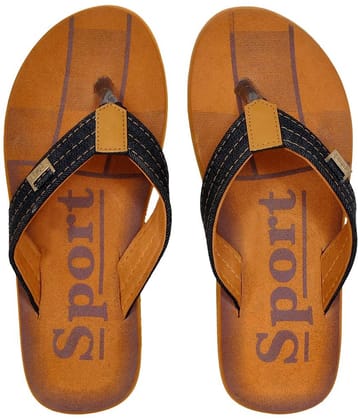 Cozy Wear - Rust Men's Thong Flip Flop