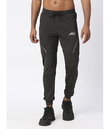 Aesthetic Nation - Charcoal Polyester Men's Trackpants ( Pack of 1 ) - None