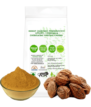 Nutrixia Food Inknut (Haritaki) Powder Powder 500 Gm Pack of 1