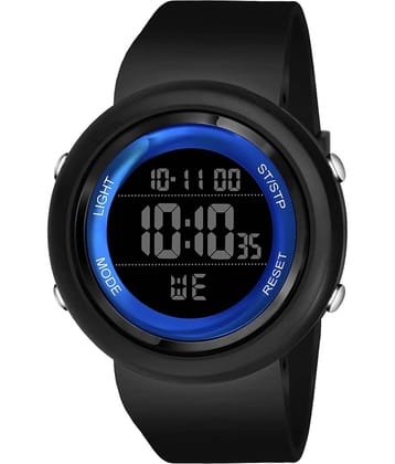 Hala - Black Silicon Digital Men's Watch