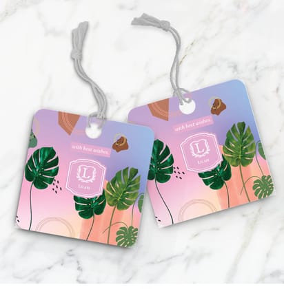Palmscape Gift Tag-Holo