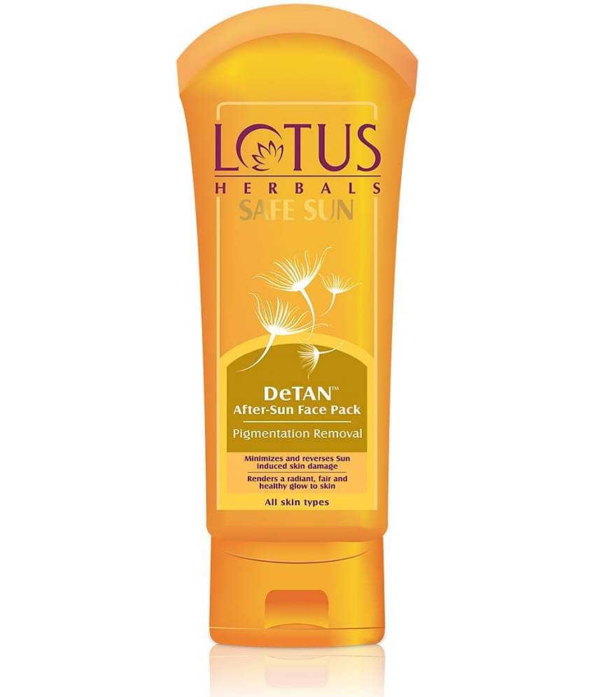 Lotus Herbals Safe Sun Detan After-Sun Face Pack 100g