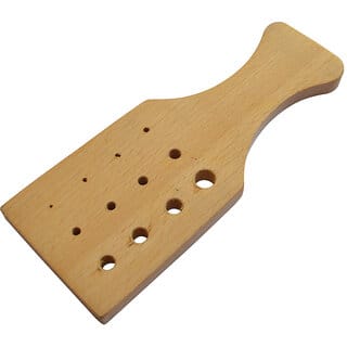Scorpion Wooden Draw Plate Steam Beach Wood,12 Holes range in diameter approx.1-7mm,Size 6 Inch x 2.25 Inch x 0.35 Inch