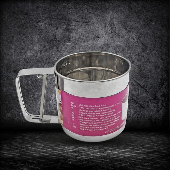 FLOUR SIFTER STAINLESS STEEL SHAKER, FLOUR SIEVE MULTIPURPOSE HANDHELD FOR HOTEL FOR KITCHEN, HOME - Electricals | Buy online on ZillyBuy