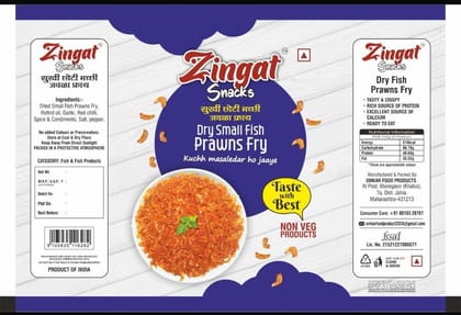 Dry Small Fish Prawns Fry - 50 gm