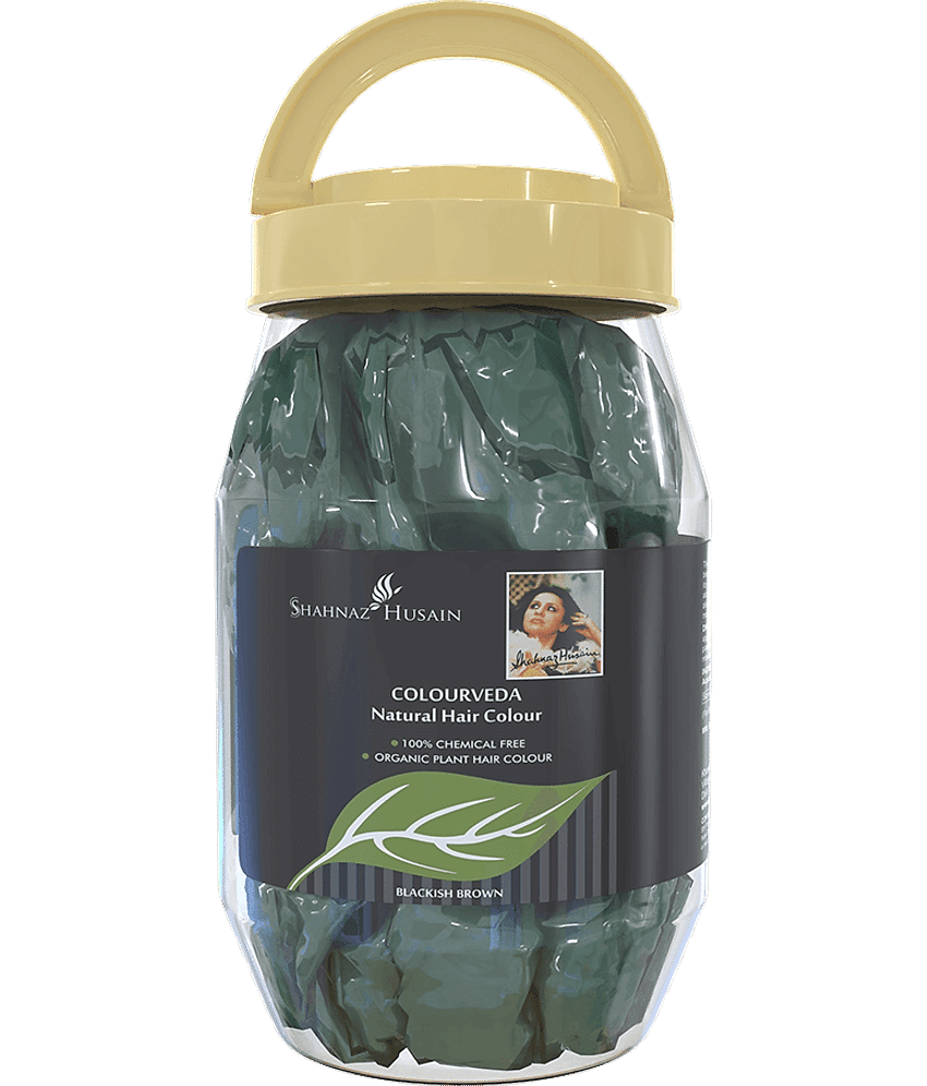 Shahnaz Husain Colourveda Natural Hair Colour Blackish Brown(1000g)