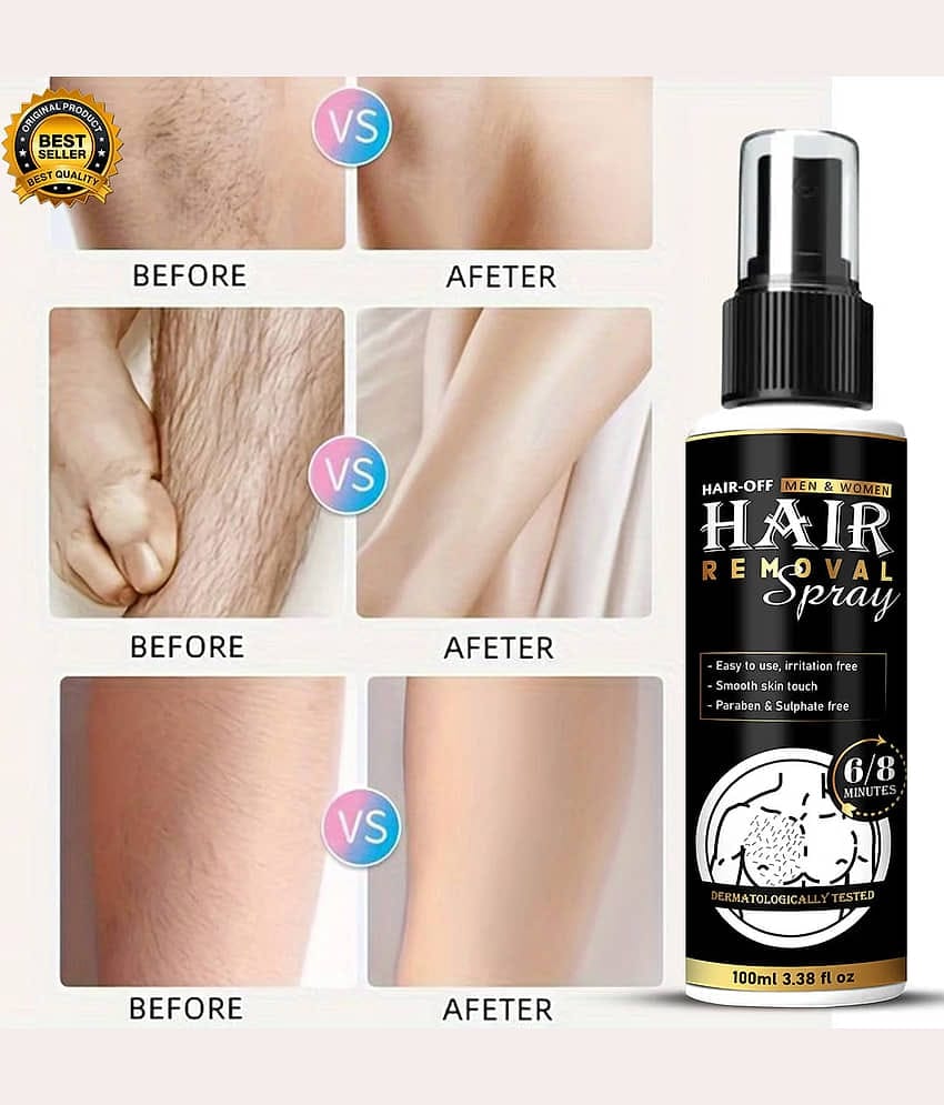 Kojic Natural Hair Removal Spray for Men & Women 100 ( Pack of 1 )