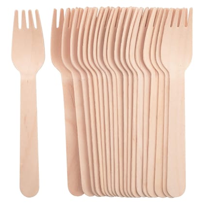 Divatos Biodegradable Wooden Fork 160mm | Disposable Eco-Friendly for Dessert Party Picnic BBQ Weddings Bakery Restaurants Takeaway & Cloud Kitchen Food Delivery and Multi Use (Pack of 50) Divatos Biodegradable Wooden Fork 160mm | Disposable Eco-Friendly for Dessert Party Picnic BBQ Weddings Bakery Restaurants Takeaway & Cloud Kitchen Food Delivery and Multi Use (Pack of 50)