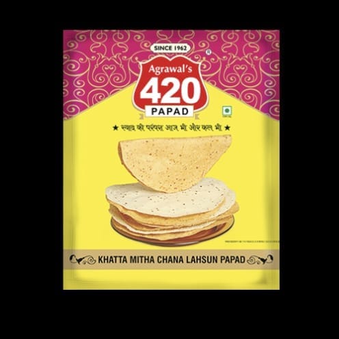 Chana Lahsun Papad