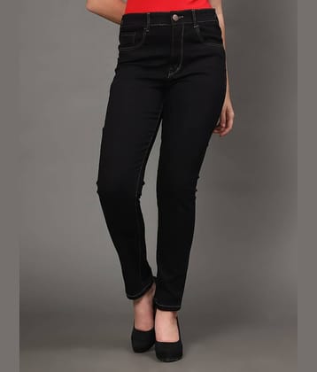 AngelFab - Black Denim Skinny Fit Women's Jeans ( Pack of 1 )