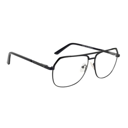 TERRY & CO | Zero Power Blue Cut Eyeglasses | Metal Frame | Medium Size | Anti-Reflective, UV Protection, Lightweight | Spring Hinges | Unisex