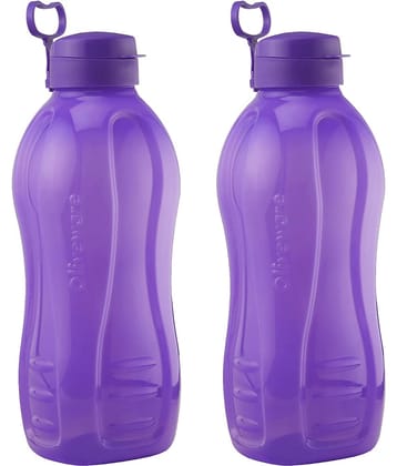 Oliveware Purple Water Bottle 2000 mL ( Set of 2 )