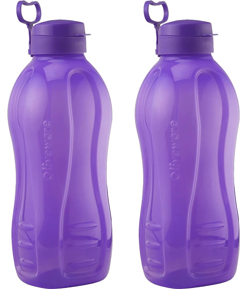 Oliveware Purple Water Bottle 2000 mL ( Set of 2 )