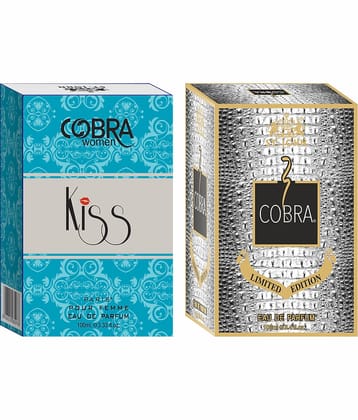 ST.JOHN Cobra Kiss & Limited Edition Perfume 100ml Each Eau De Parfum (EDP) For Men 100ml- Pack of 2