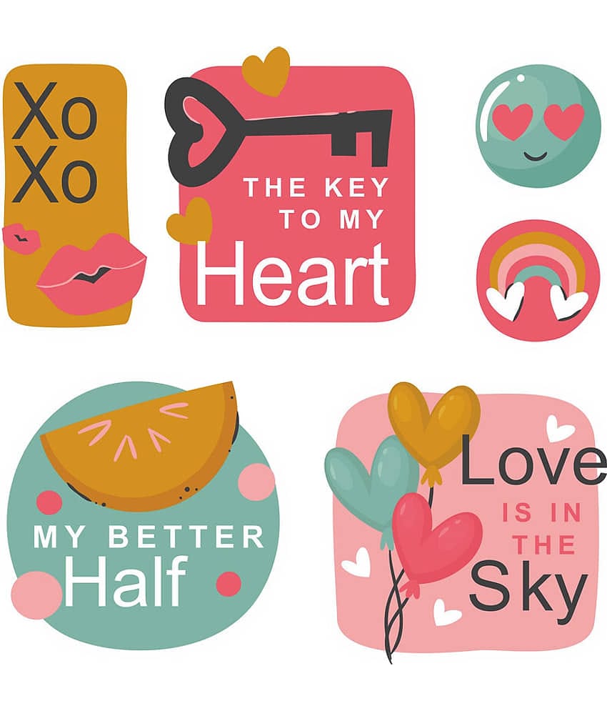 Saf Wood Fridge Magnet - Pack of 6