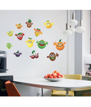 Decor Villa Fruits Foods & Beverages Sticker ( 41 x 58 cms )