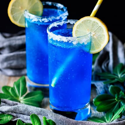 Bubbly blue angel