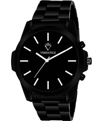 Versatile - Black Stainless Steel Analog Men's Watch