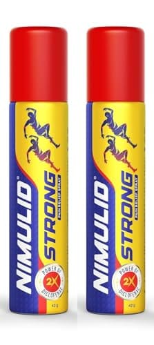 NIMULID Pain Relief SPRAY 42 GM x Pack of 2