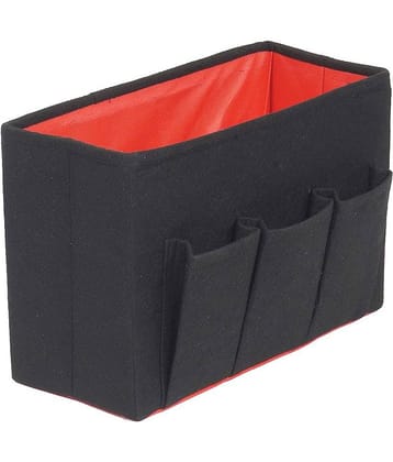 PrettyKrafts Magazine/Files Organiser - MultiUtility Storage Box Files/Catalogues Sorter - Desk Organizer - Black