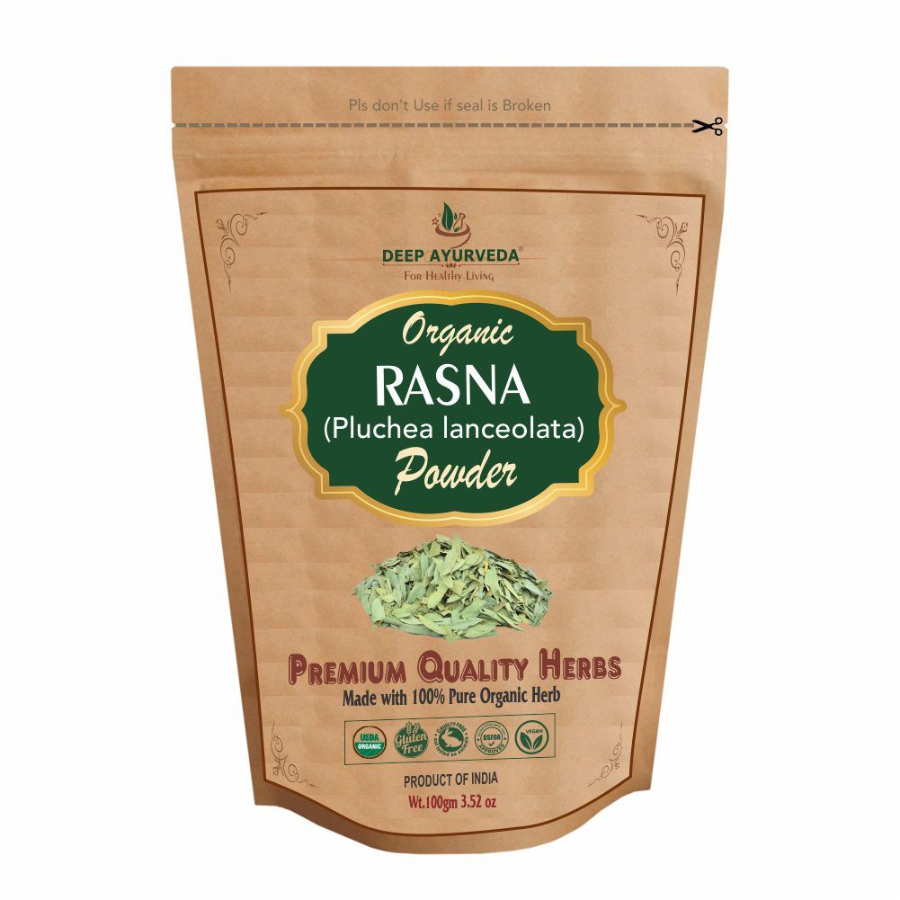 Organic Rasna Powder (Pluchea lanceolata) - Relieves Arthritis, Eases Joint Pain & Reduces Inflammation